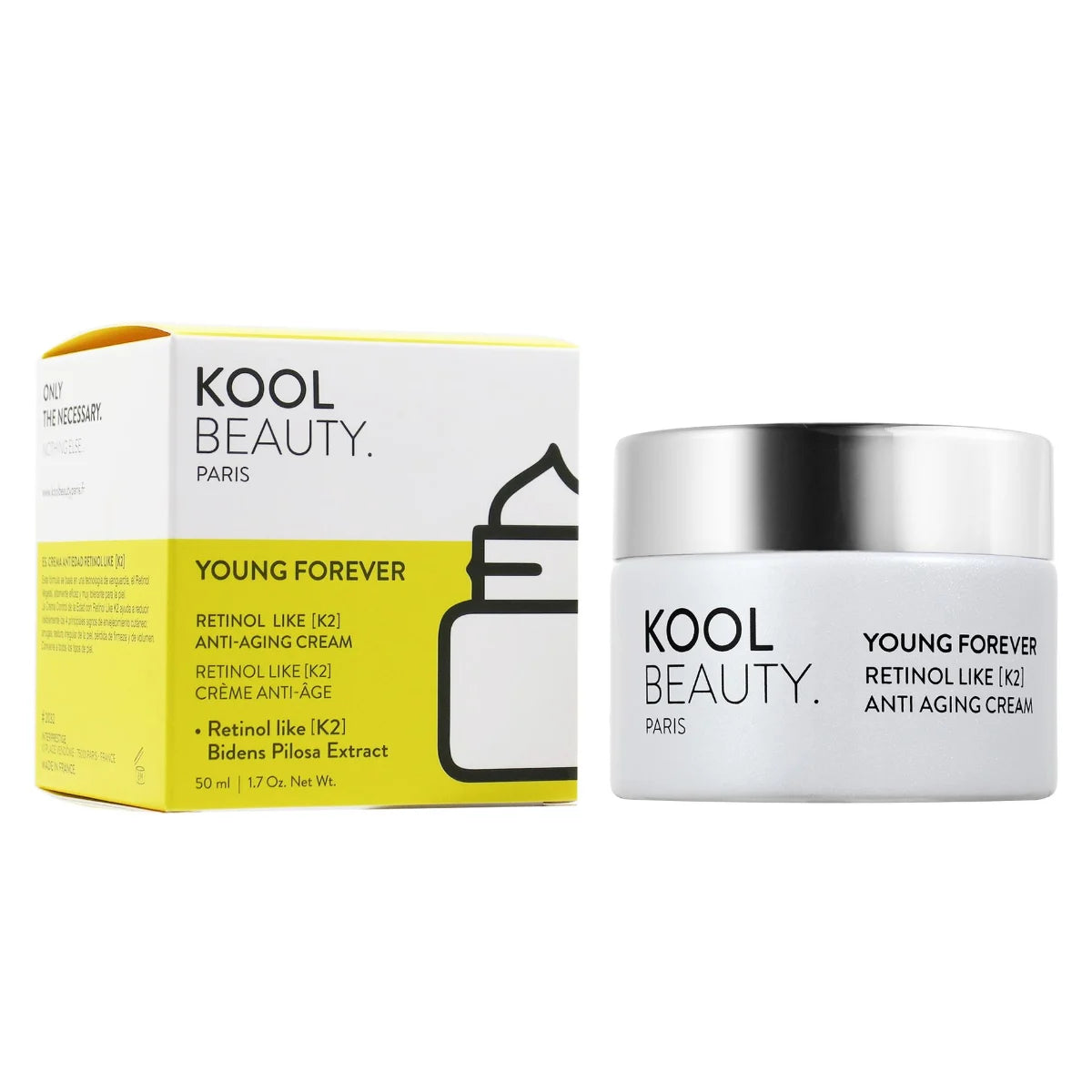 Kool Beauty Retinol Like Anti Aging Cream 50 ml – luonnollinen vaihtoehto retinolille