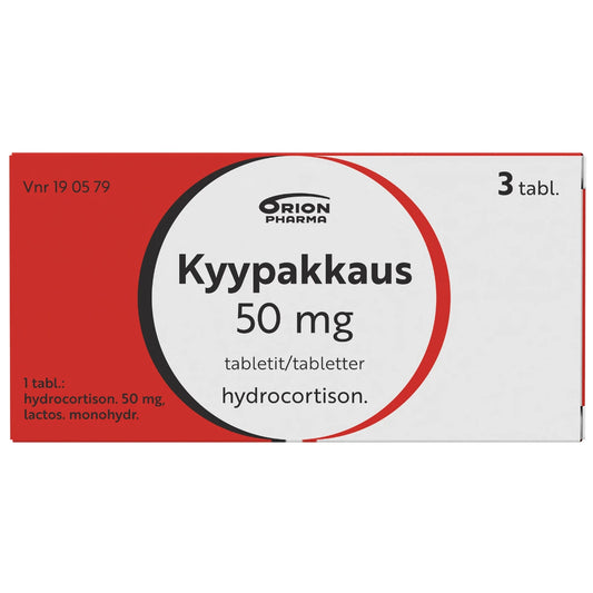 KYYPAKKAUS 50 mg tabletti 3 kpl