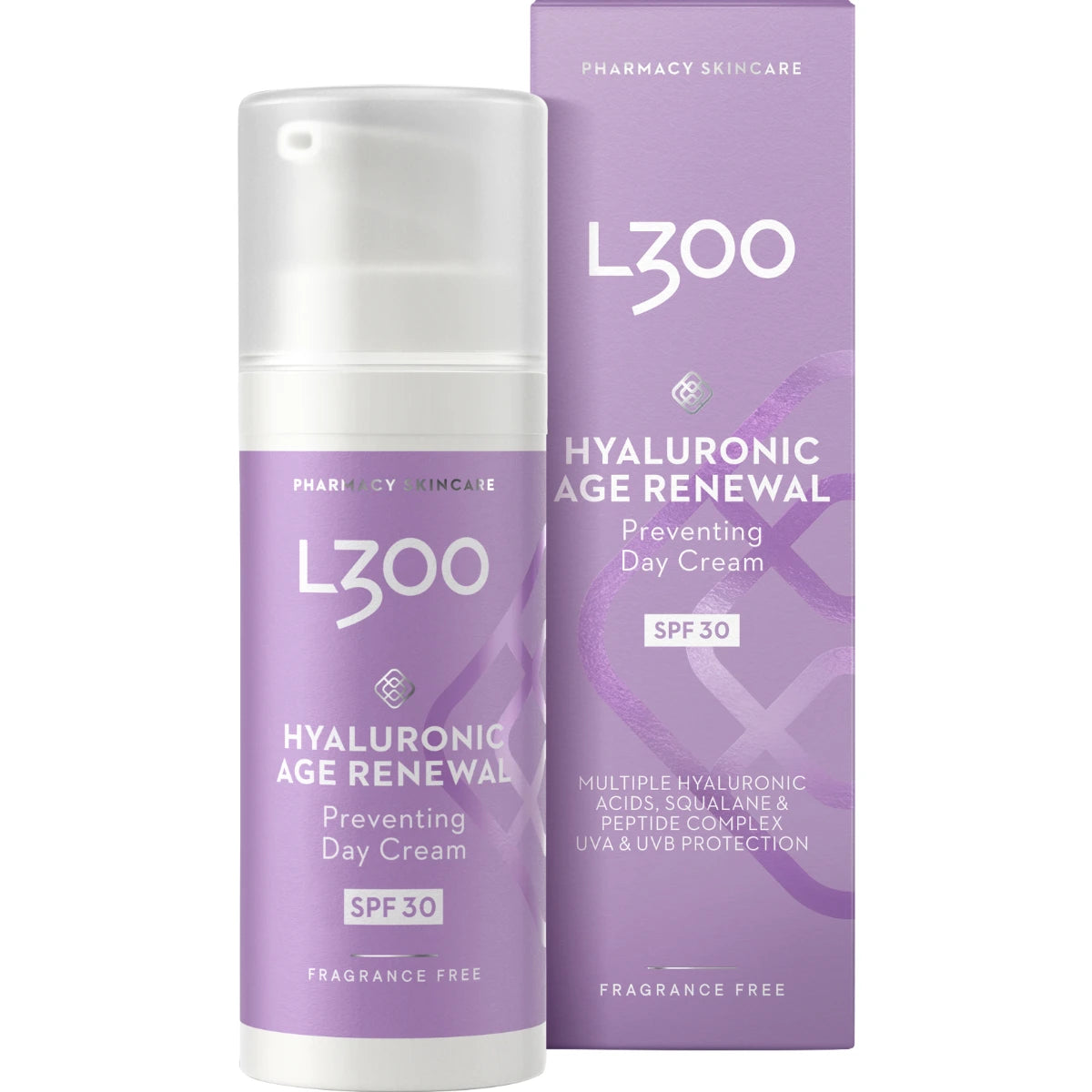 L300 Hyaluronic Age Renewal Day Cream päivävoide SPF30 50 ml - hajusteeton hyaluronihappovoide