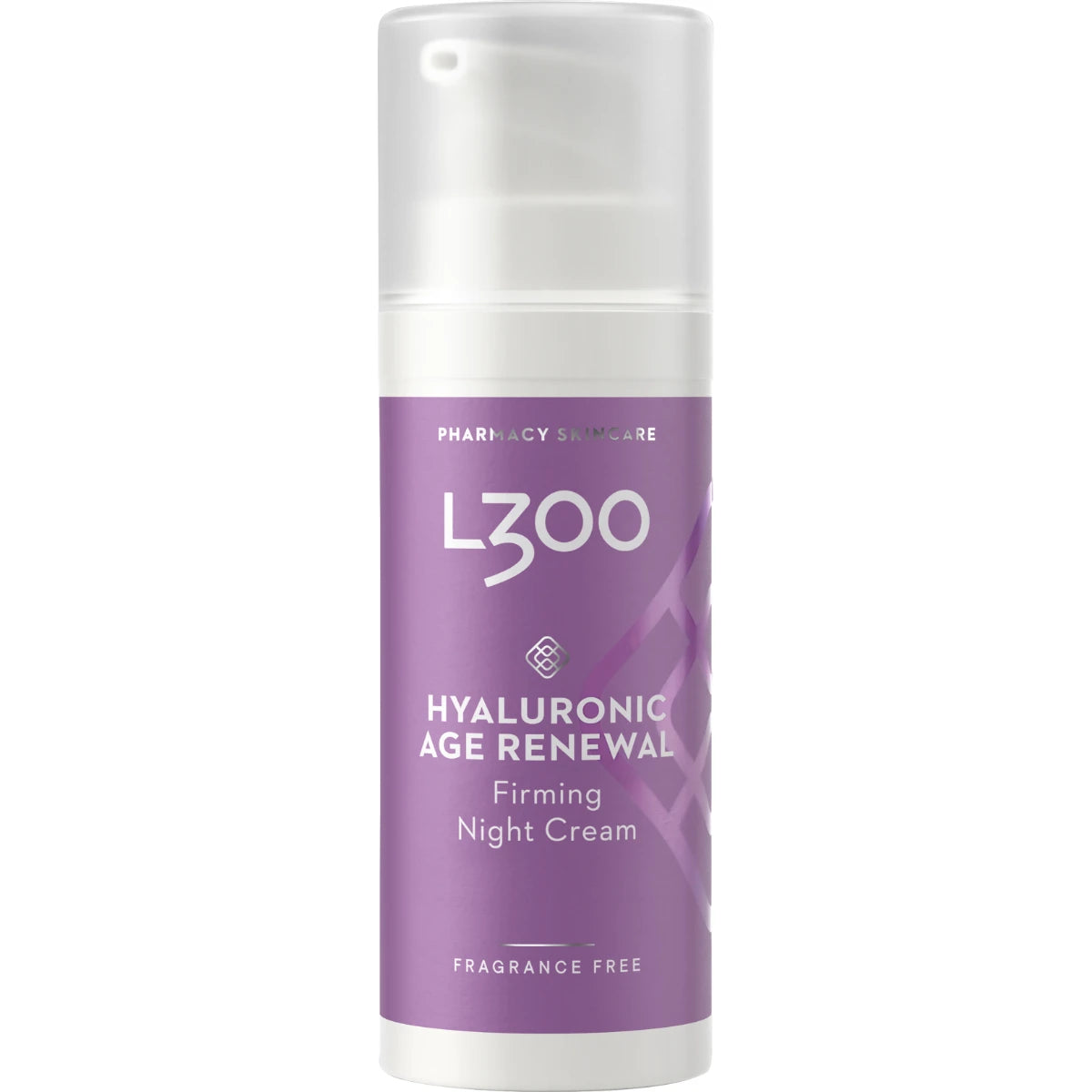L300 Hyaluronic Age Renewal Night Cream yövoide herkälle iholle pumppupullossa