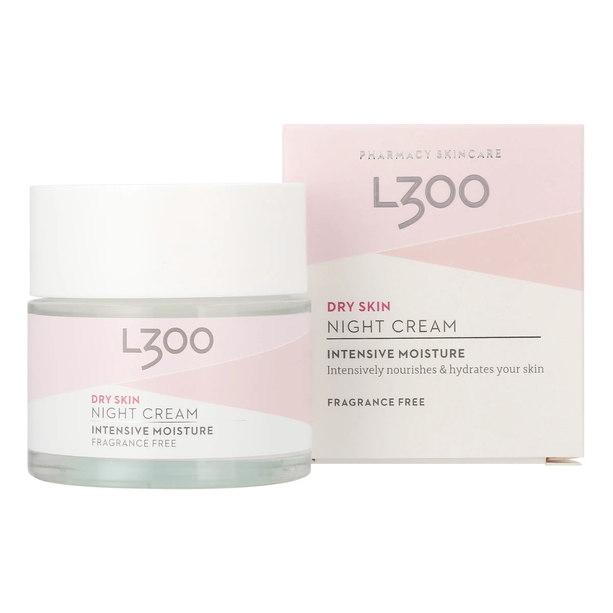 L300 Intensive Moisture Night Cream+ 50 ml – ravitseva yövoide kuivalle iholle