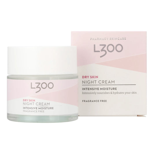 L300 Intensive Moisture Night Cream+ 50 ml – ravitseva yövoide kuivalle iholle