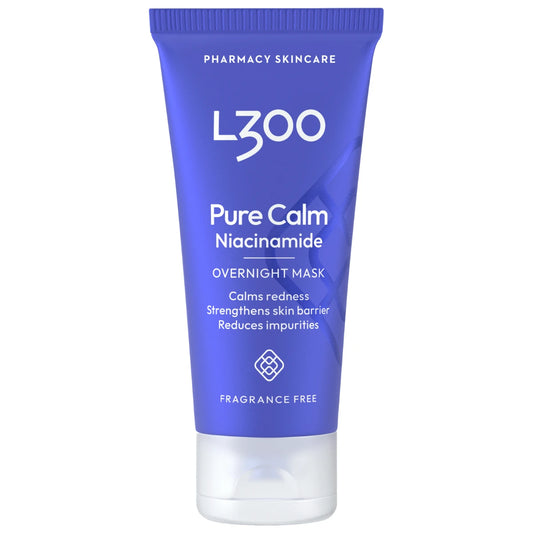 L300 Pure Calm Niacinamide Overnight Mask 60 ml – Rauhoittava ja epäpuhtauksia vähentävä yönaamio kaikille ihotyypeille
