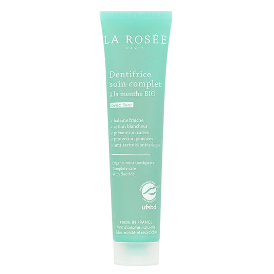 La Rosée Organic Mint Toothpaste 75 ml – Vegaaninen mintunmakuinen hammastahna