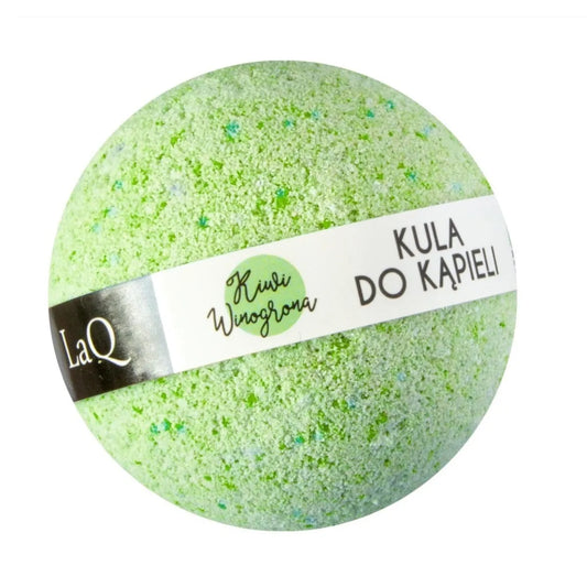 LaQ Kylpypommi Kiwi and Grapes 120 g – Hemmotteleva kylpykokemus kiwin ja greipin tuoksulla