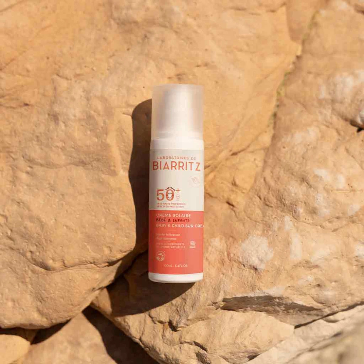 Laboratoires de Biarritz Baby &amp; Child Aurinkovoide SPF50+ 100 ml – fysikaalinen aurinkosuoja