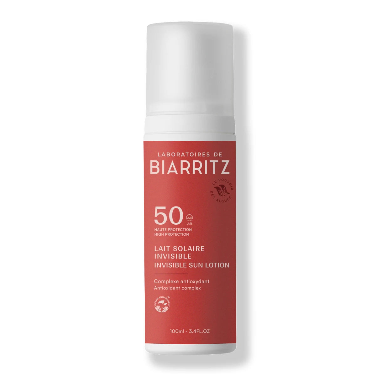 Laboratoires de Biarritz Invisible Lotion SPF50 – korkean suojan aurinkoemulsio