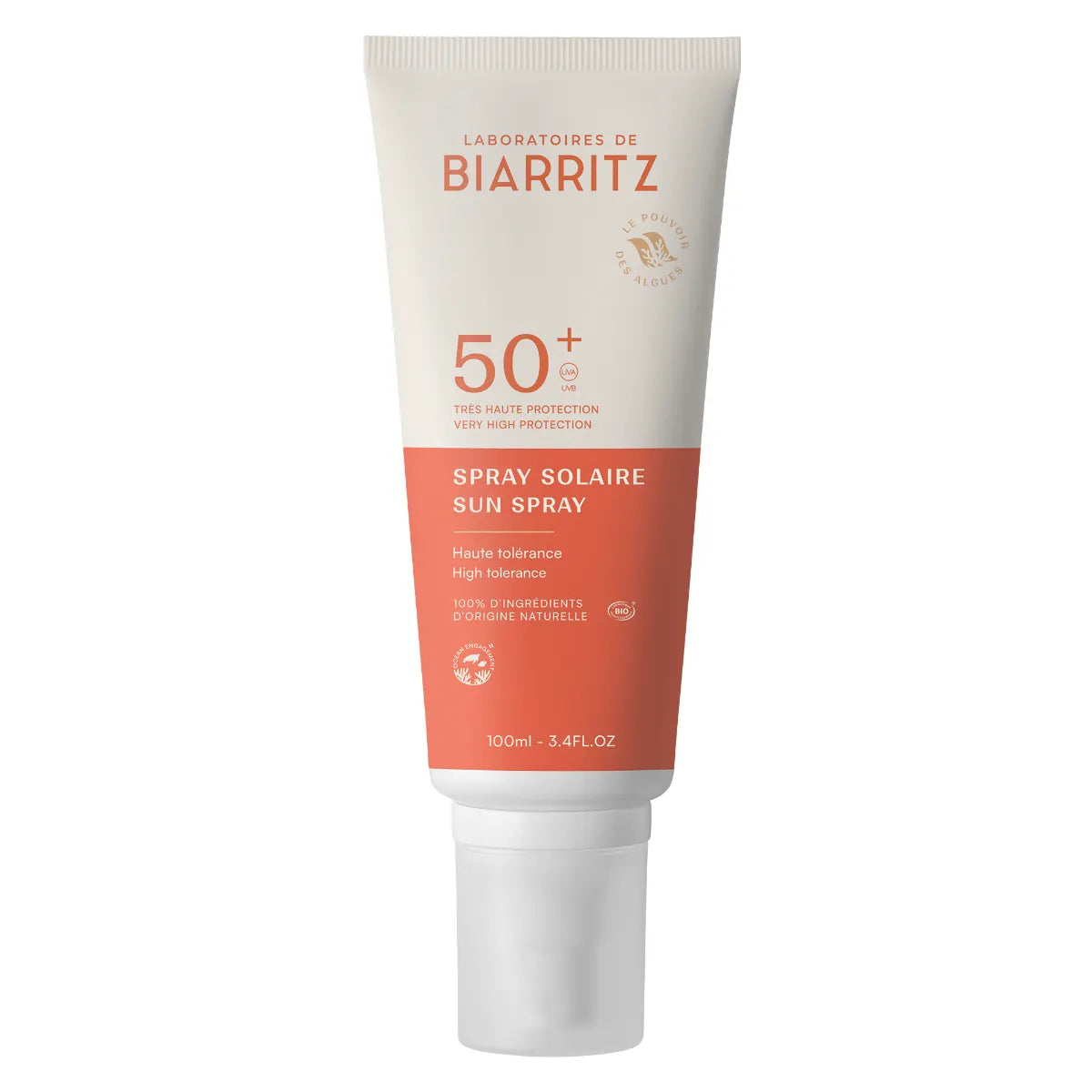 Laboratoires de Biarritz Sun Spray Aurinkosuojasuihke SPF50+ 100 ml