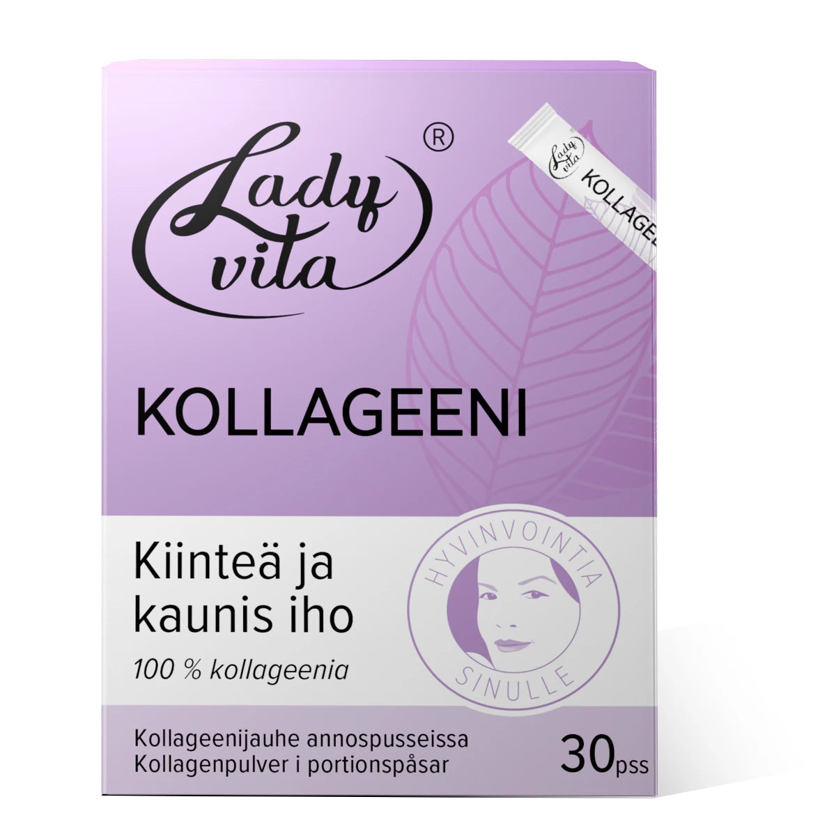 Ladyvita Kollageenijauhe 30 annospussia – VERISOL®-kollageenia sisältävä ravintolisä