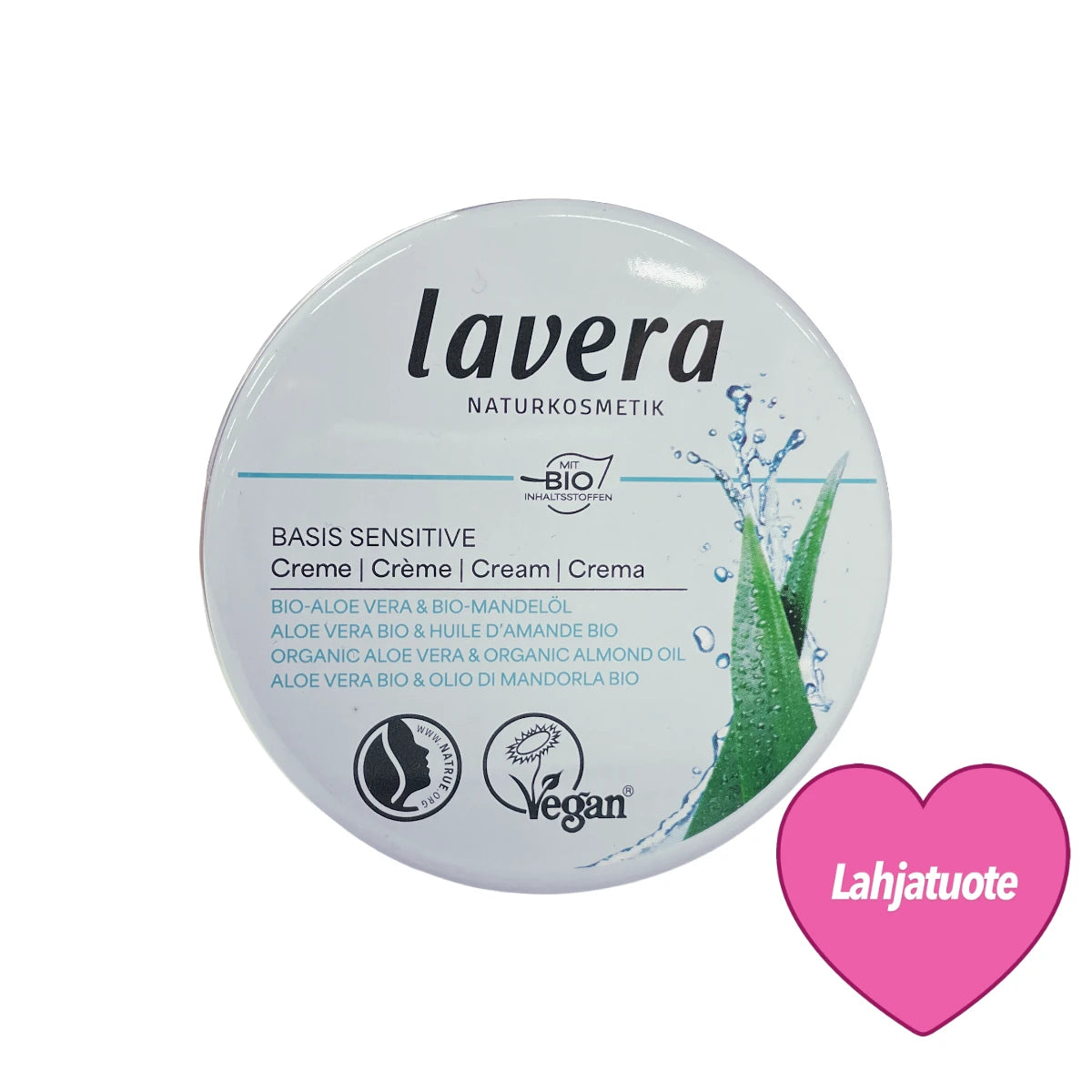 Lahjatuote Lavera Basis Sensitiv Cream mini 25 ml
