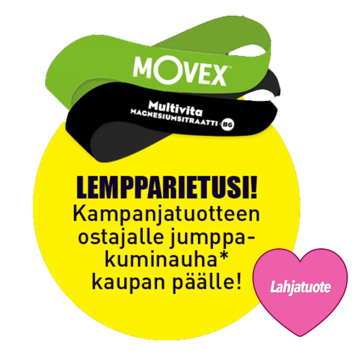 Lahjatuote Jumppakuminauha