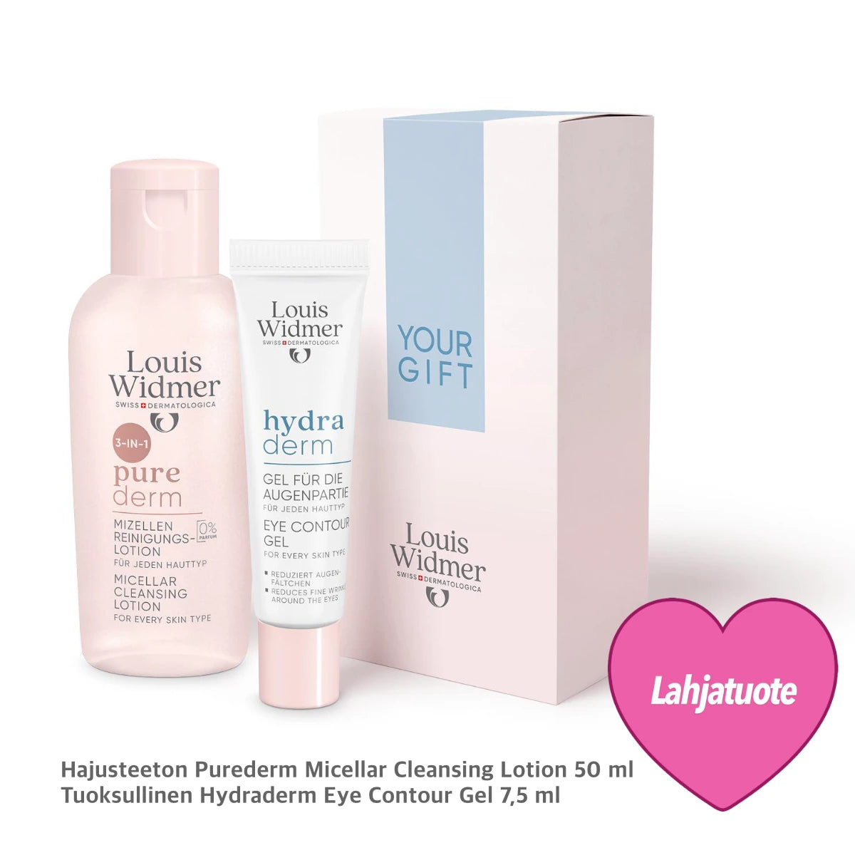 Lahjatuote Widmer tuotesetti