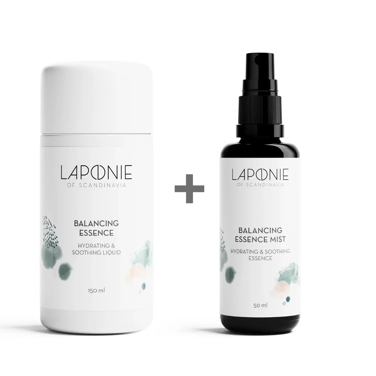 Laponie of Scandinavia Balancing Essence suihke ja refill hoitovesisetti tasapainottava kasvovesi