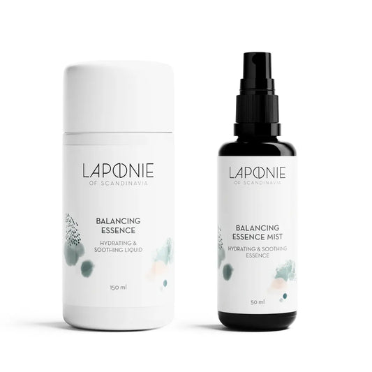 Laponie of Scandinavia Balancing Essence suihke ja refill hoitovesisetti