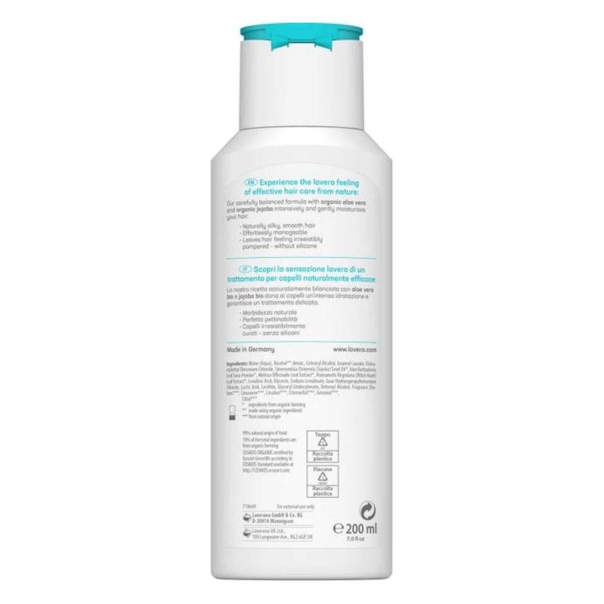 Lavera Basis Sensitiv Moisture & Care hoitoaine 200 ml