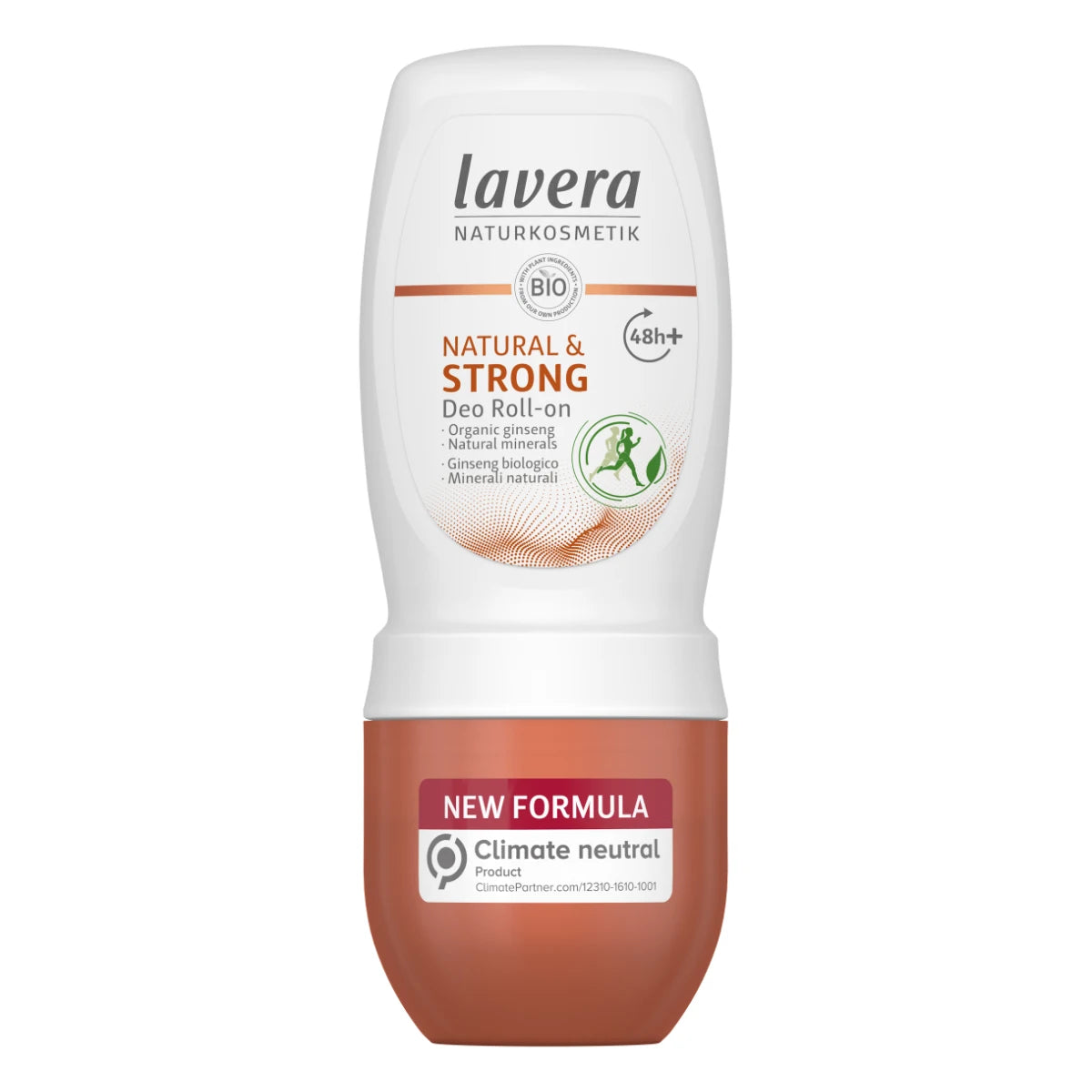 Lavera Deo Roll-On Natural &amp; Strong – 48h luonnollinen suoja hikoilua vastaan ilman alumiinia