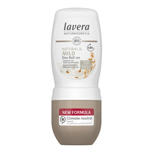 Lavera Deo Roll-On Natural &amp; Mild 50 ml – alumiiniton deodorantti