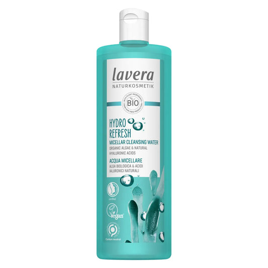 Lavera Hydro Refresh Micellar Water 400 ml –&nbsp;Luonnollisen raikas ja kosteuttava misellivesi