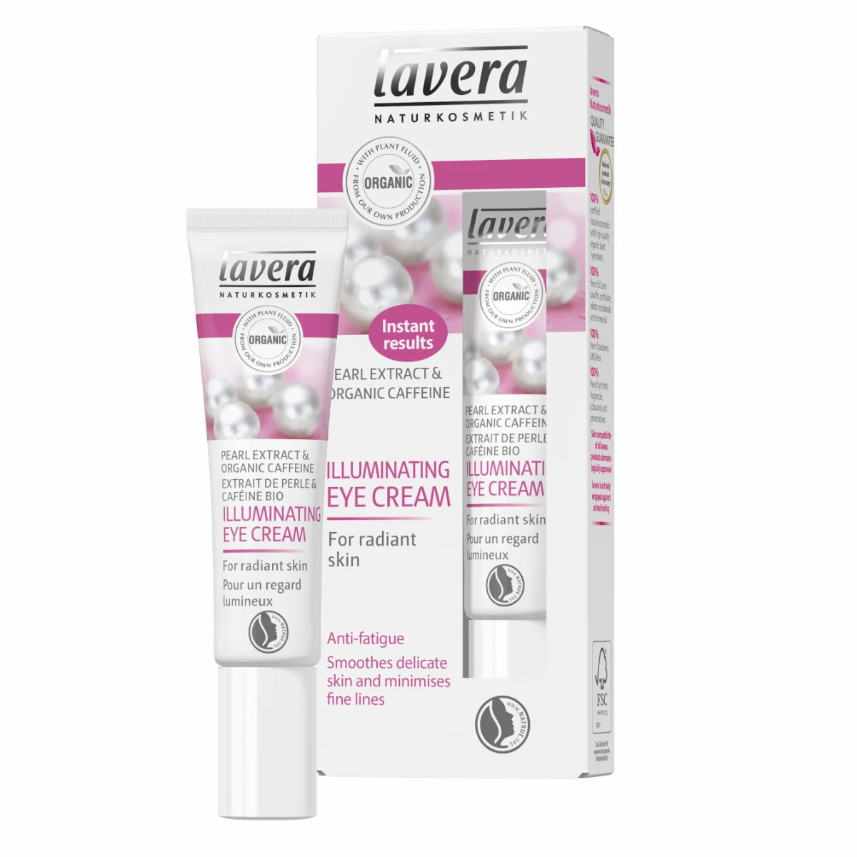 Lavera Illuminating Eye Cream Silmänympärysvoide 15 ml – tummille silmänalusille