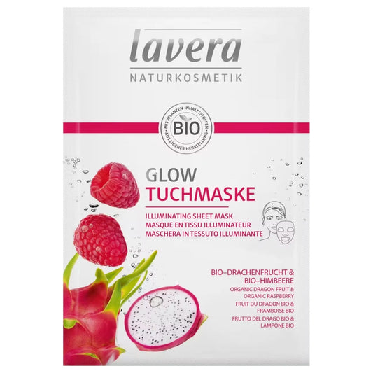 Lavera Illuminating Sheet Mask 21 ml – iholle hehkua antava kangasnaamio