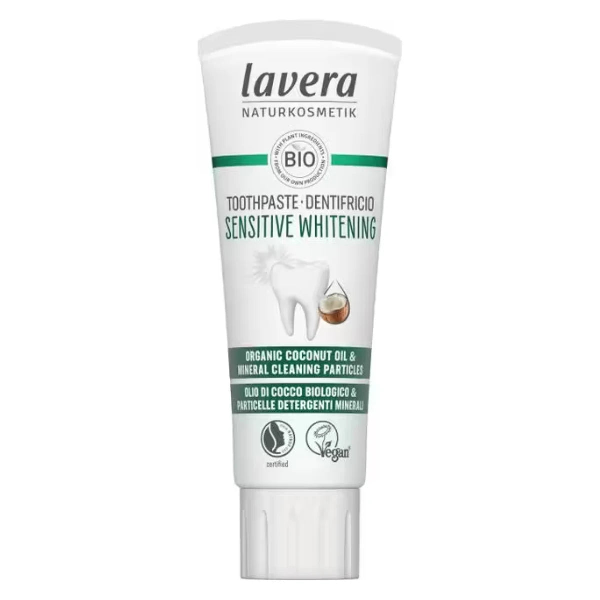 Lavera Toothpaste Sensitive Whitening 75 ml