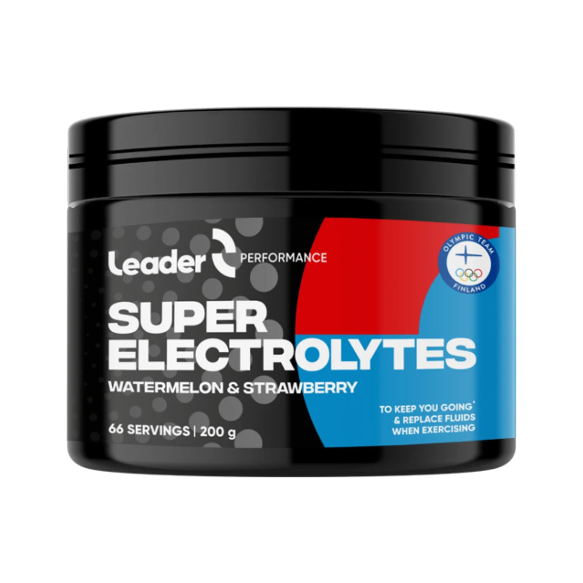 Leader Performance Super Electrolytes Watermelon-Strawberry 200 g – Tehokas elektrolyyttituki treeniin