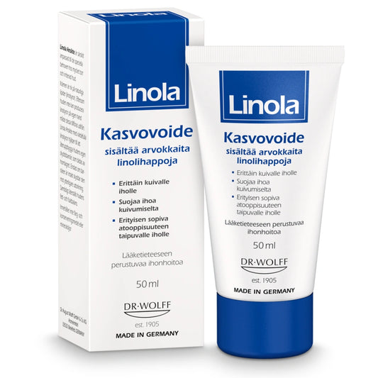 LINOLA Kasvovoide erittäin kuivalle, kutisevalle ja rasittuneelle iholle 50 ml