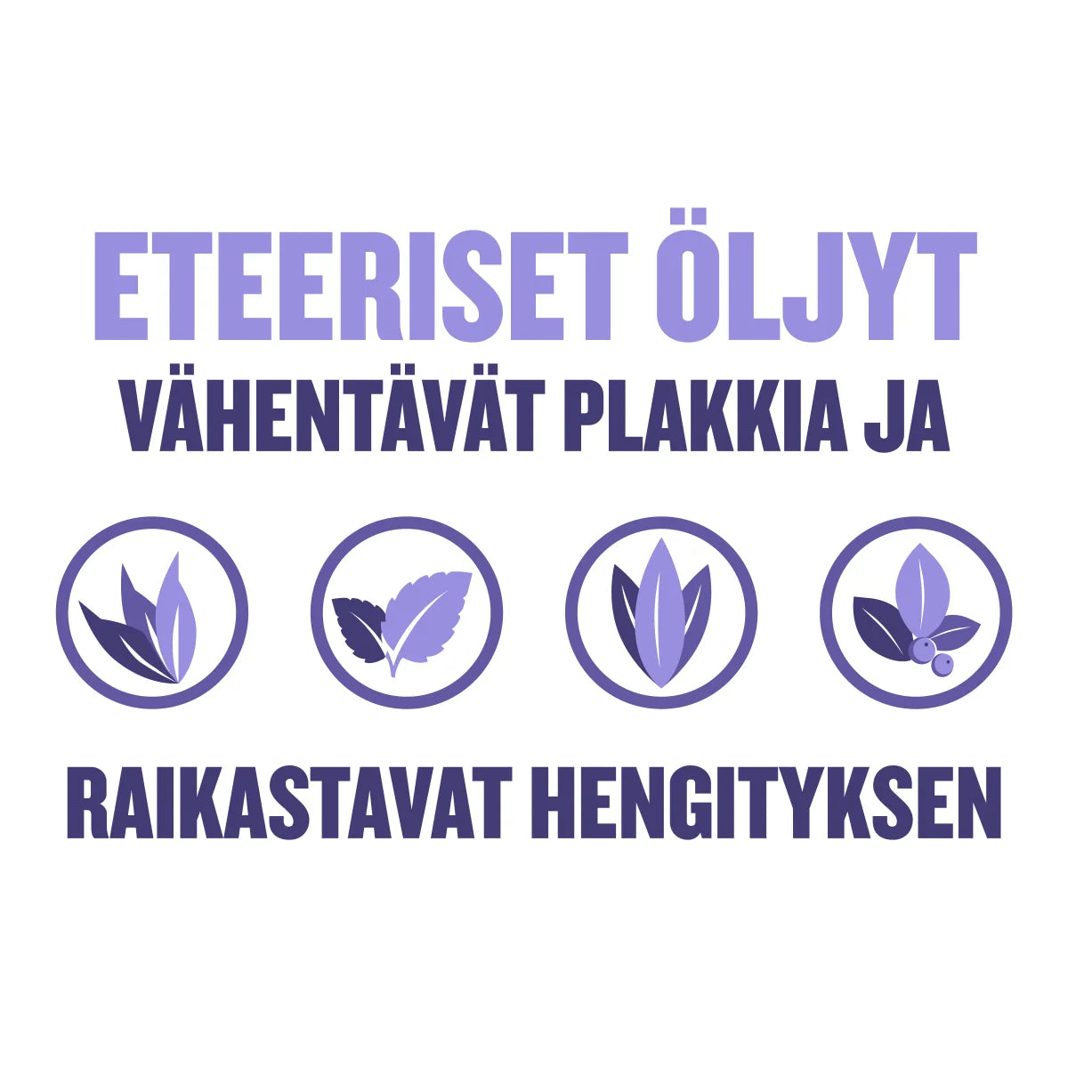 LISTERINE Total Care suuvesi eteeriset öljyt vähentävät plakkia ja raikastavat hengityksen