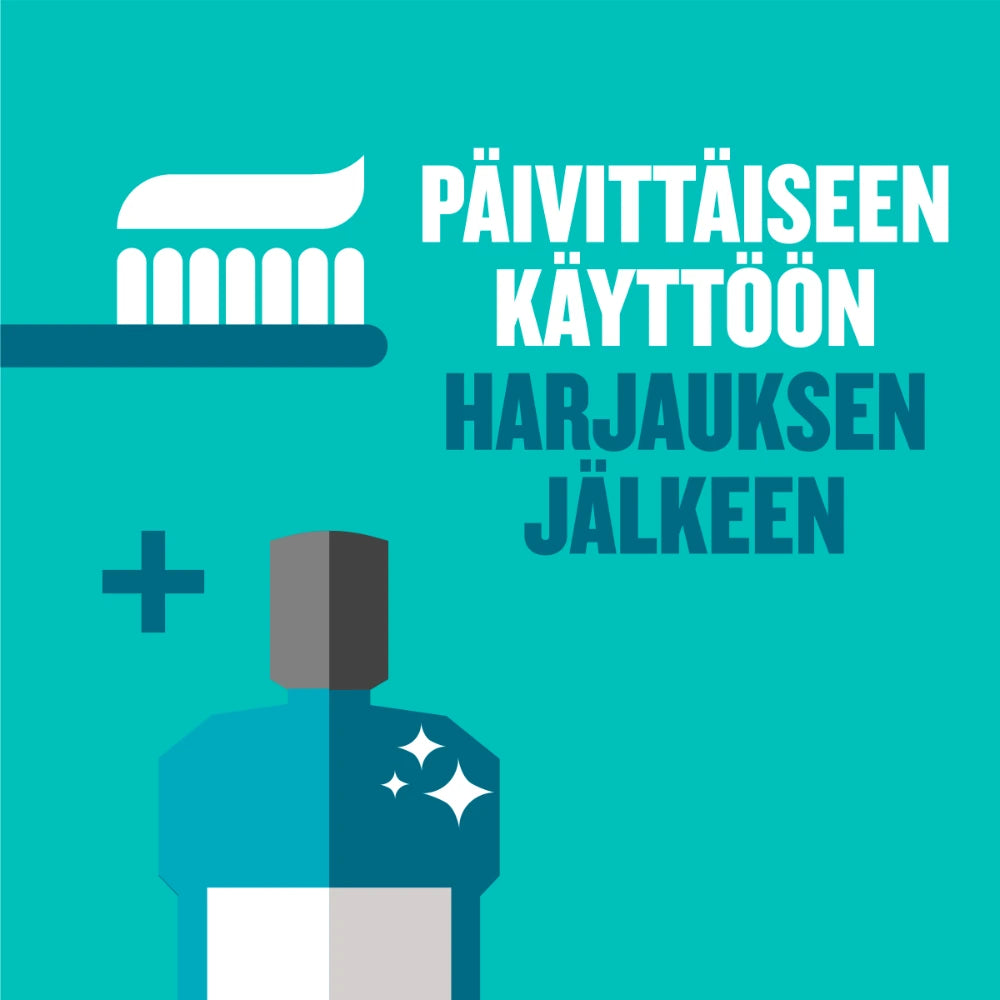 LISTERINE Cool Mint Milder Taste suuvesi päivittäiseen käyttään