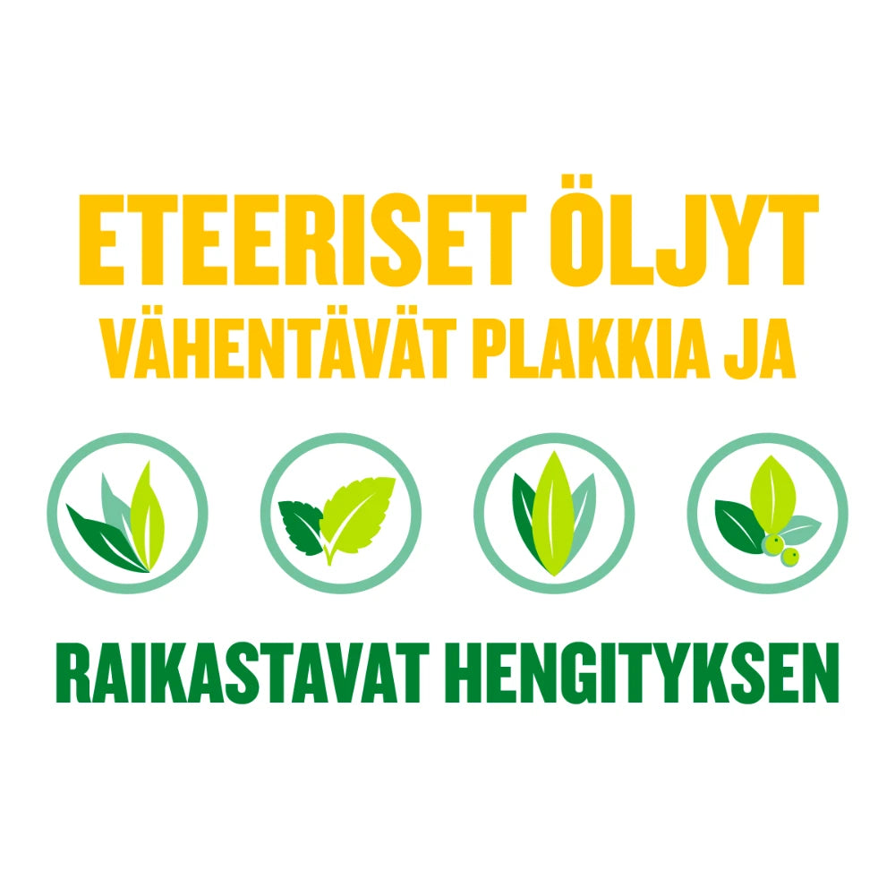 LISTERINE Fresh Ginger & Lime Milder Taste raikastaa hengityksen