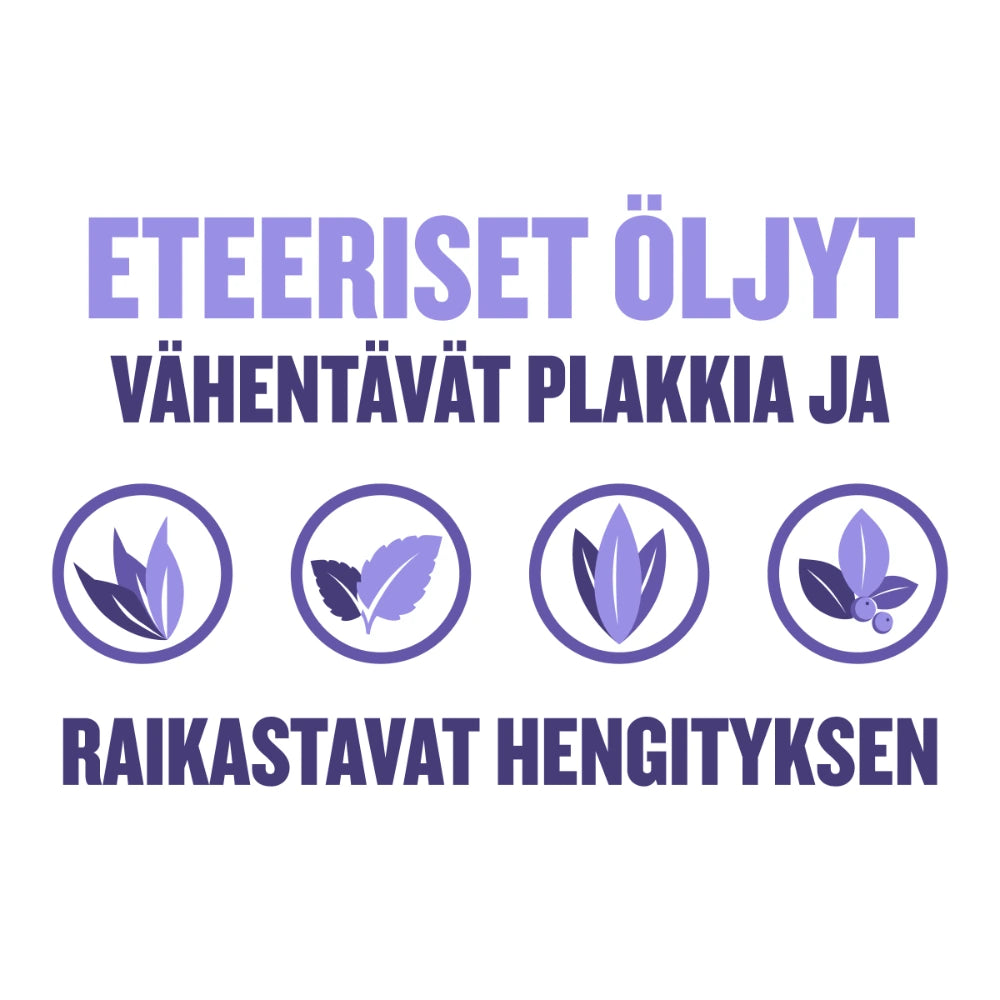 LISTERINE Total Care suuvesi vähentää plakkia ja raikastaa hengityksen