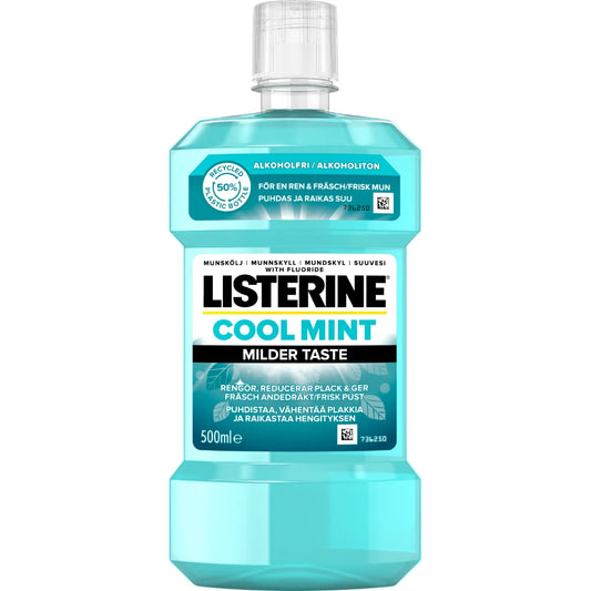 LISTERINE Cool Mint Milder Taste suuvesi 500 ml