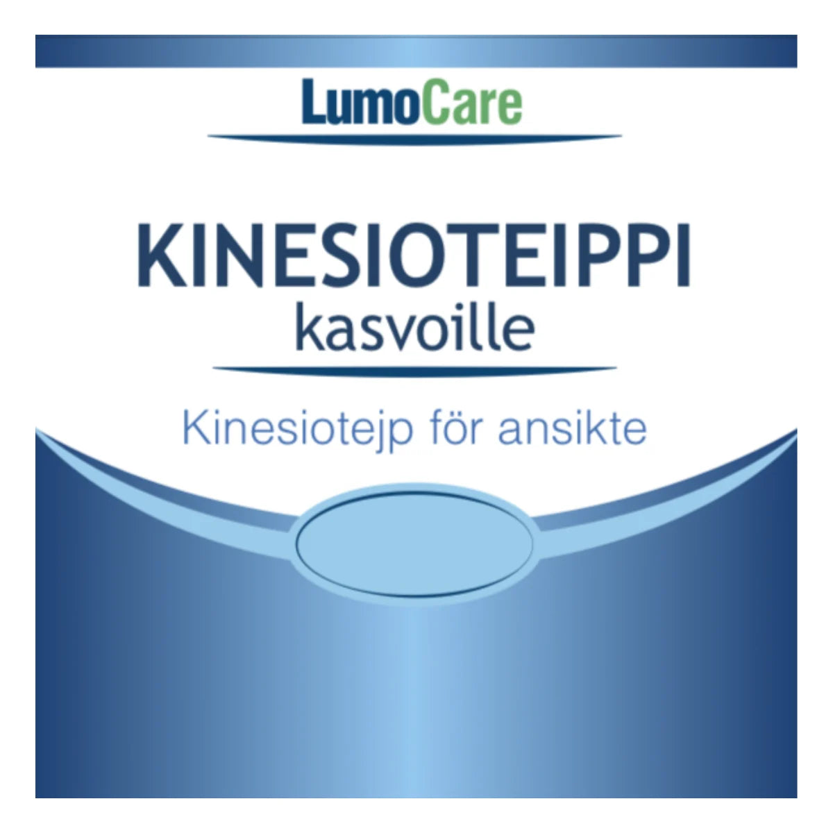 Lumocare Kinesioteippi kasvoille 2,5 cm x 5 m – 2 rullaa, beige