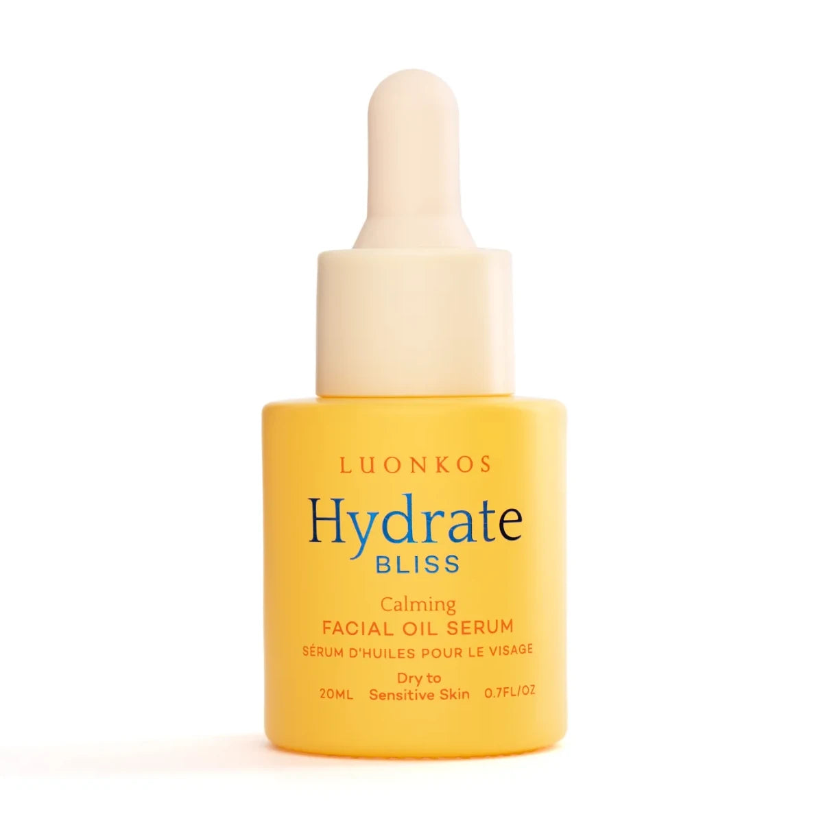 Luonkos Bliss öljyseerumi 20 ml luonnolinen kasvoöljy herkälle ja kuivalle iholle