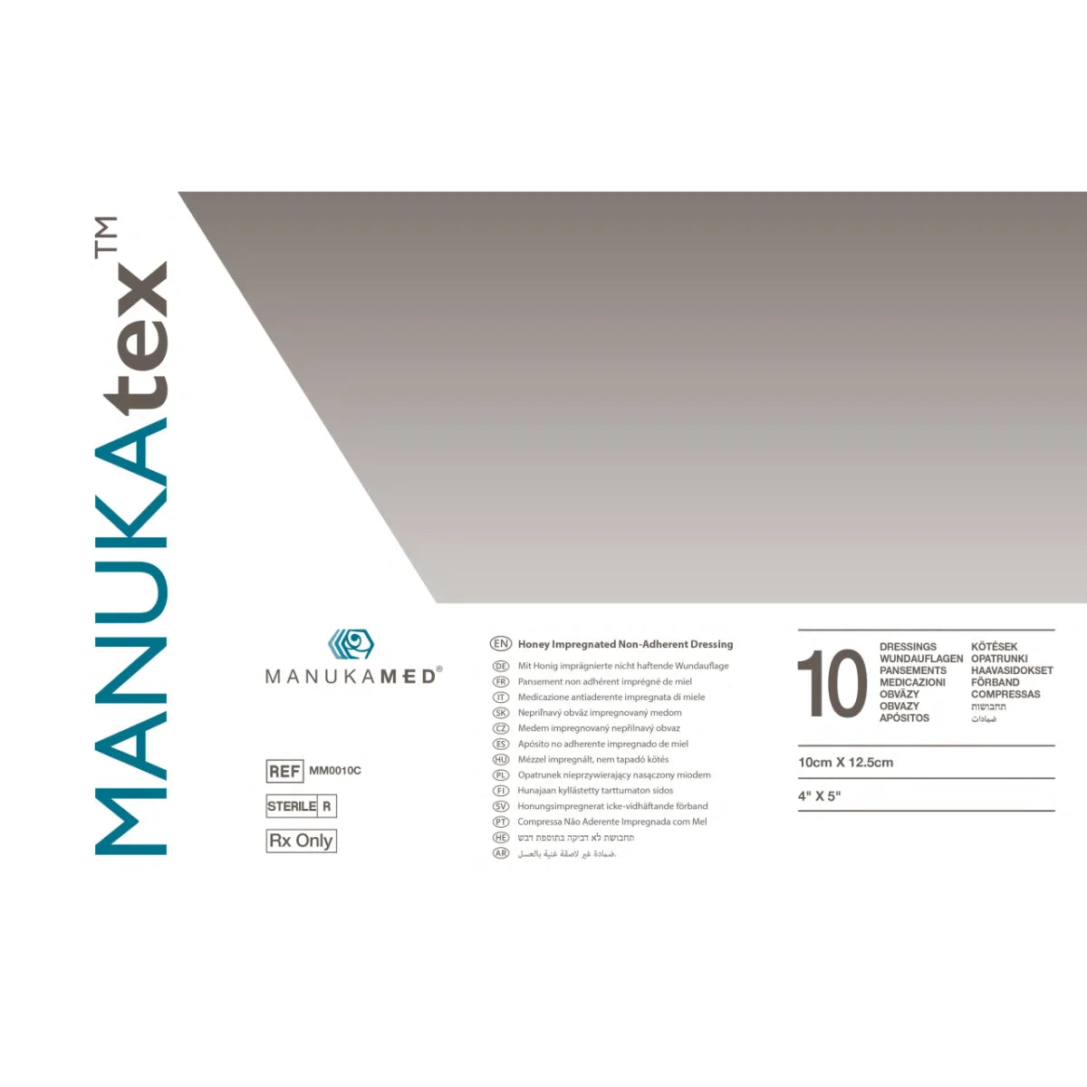 MANUKAtex -hunajaverkko 10 x 12,5 cm 10 kpl