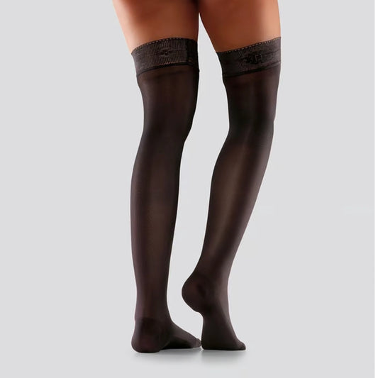 MABS Nylon Stay Up tukisukka musta, koko S 1 pari