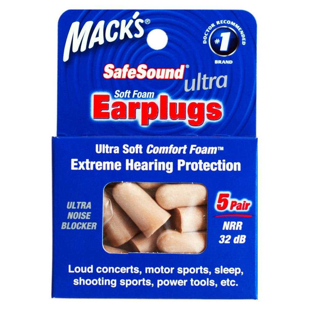 MACKS Safesound Ultra korvatulpat 5 paria