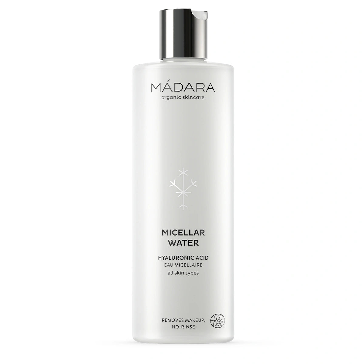 MADARA Micellar Water misellivesi 400 ml sopii myös meikin poistoon ja herkälle iholle