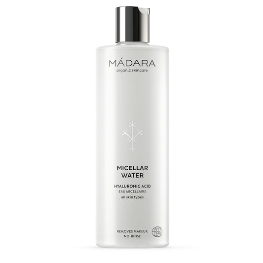 MADARA Micellar Water misellivesi 400 ml sopii myös meikin poistoon ja herkälle iholle