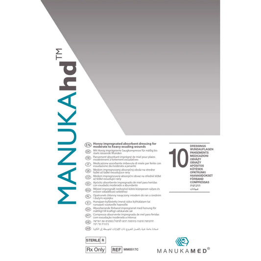 MANUKAhd® hunajalla kyllästetty geeliytyvä kuitusidos