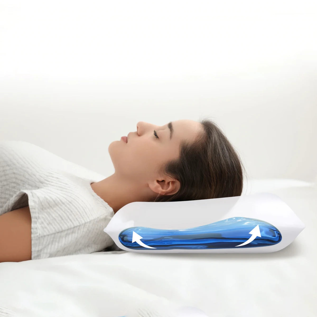 Mediflow vesityyny sopii kaikissa asennoissa nukkujille