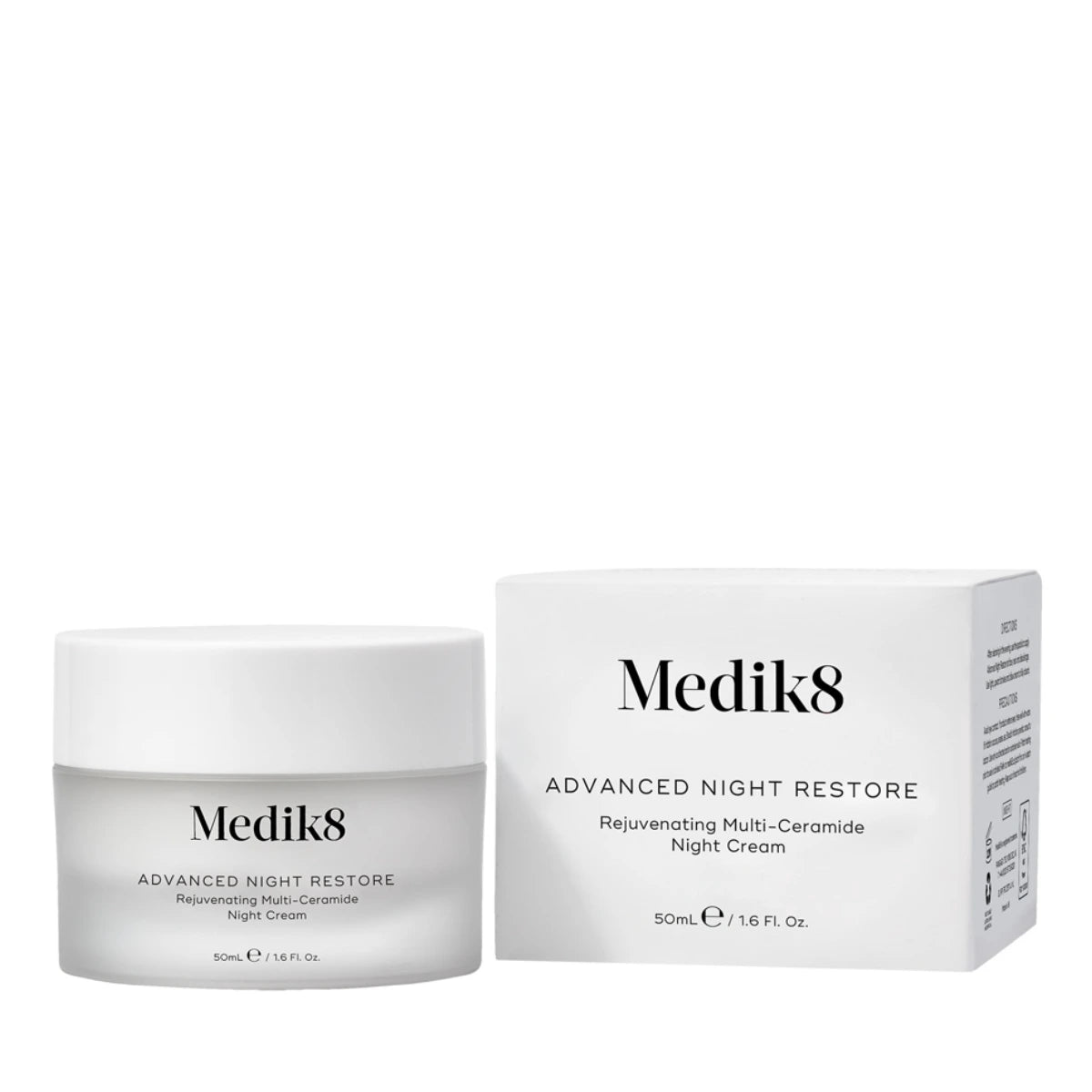 MEDIK8 Advanced Night Restore 50 ml ravitseva voide, joka kiinteyttää ja täyteläistää ihoa