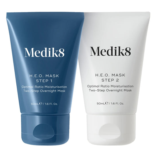 MEDIK8 H.E.O. Mask 2x50 ml syväkosteuttava kaksivaiheinen yönaamio