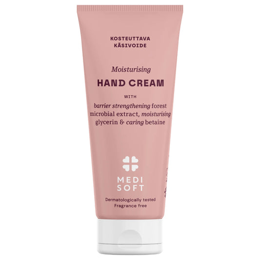 Medisoft Kosteuttava käsivoide 60 ml – metsämikrobiuutetta sisältävä hajusteeton käsivoide