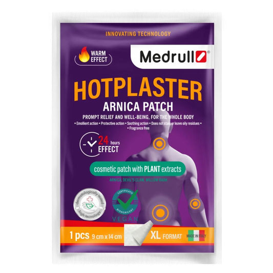 Medrull Hotplaster Arnica Patch lämpölaastari 9x14 cm 1 kpl