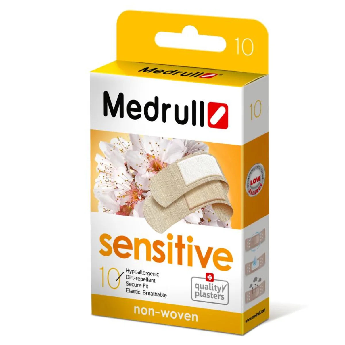 Medrull Sensitive laastari herkkä iho 10 kpl