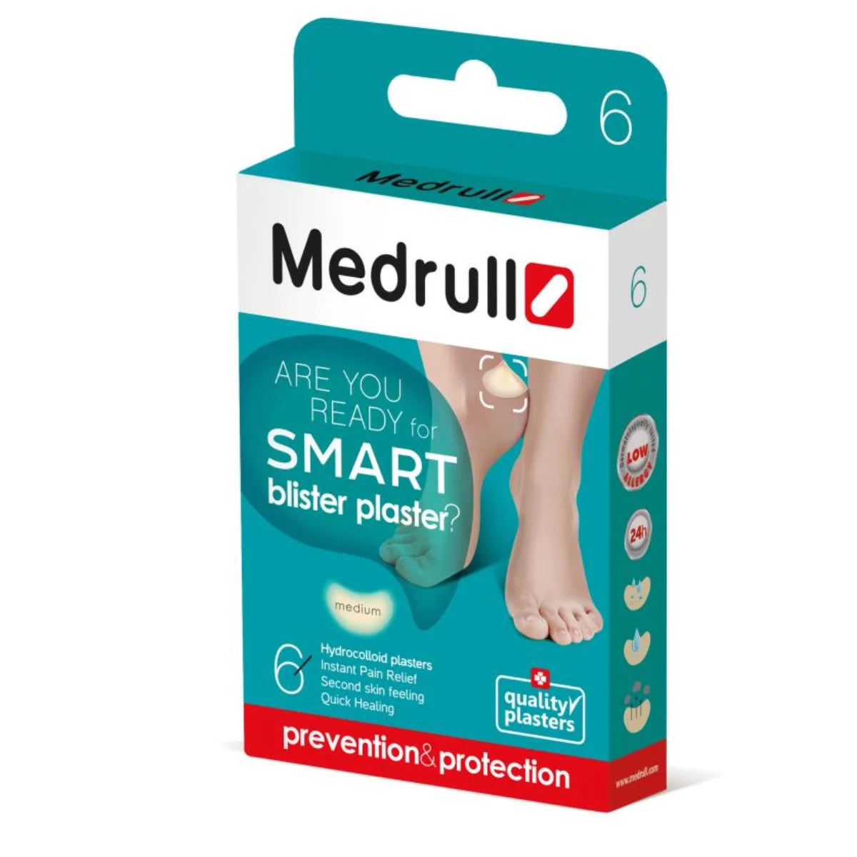 Medrull Smart Blister rakkolaastari M 41 x 62 mm 6 kpl