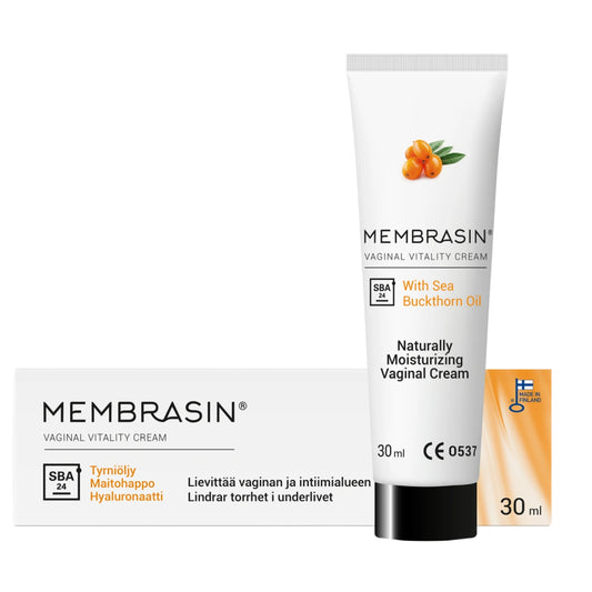 MEMBRASIN Vaginal Vitality Cream emätinvoide 30 ml intiimialueen kuivuuteen