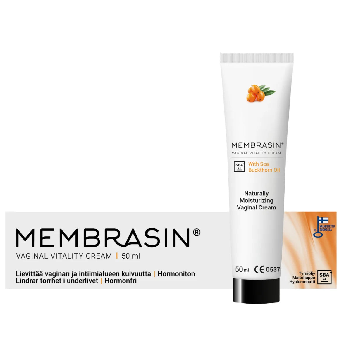 MEMBRASIN Vaginal Vitality Cream emätinvoide 50 ml limakalvojen kuivuuteen