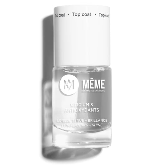 MEME Nail Polish – Top Coat 10 ml – päällyslakka herkille kynsille